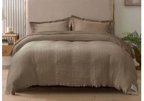 Покрывало Lotus Home - Napa muslin brown (Турция), 200 х 220 см